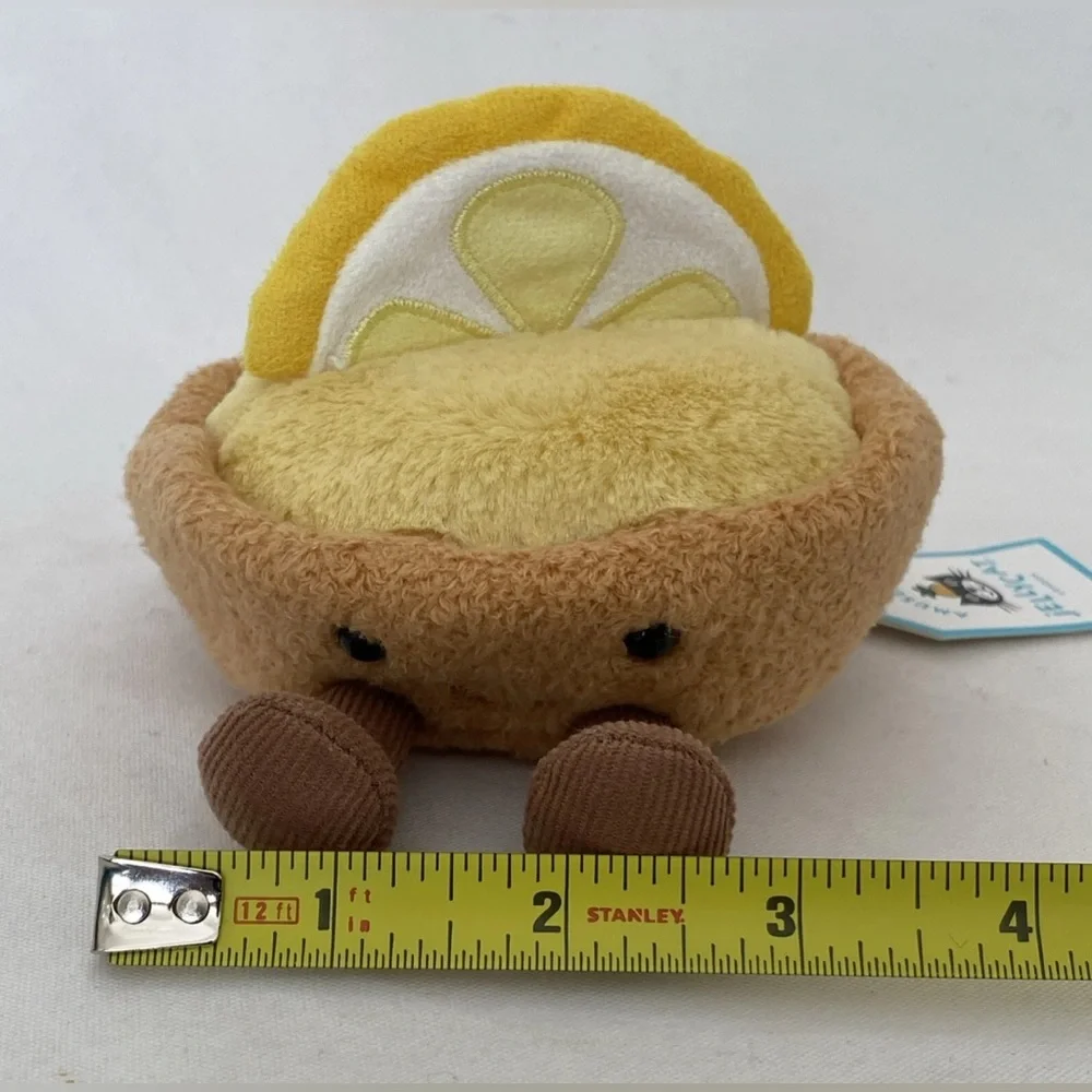 Jellycat COLLETTE TARTE AUX CITRON PARIS EXCLUSIVE Bag Pin Stickers NEW! - Picture 13 of 13